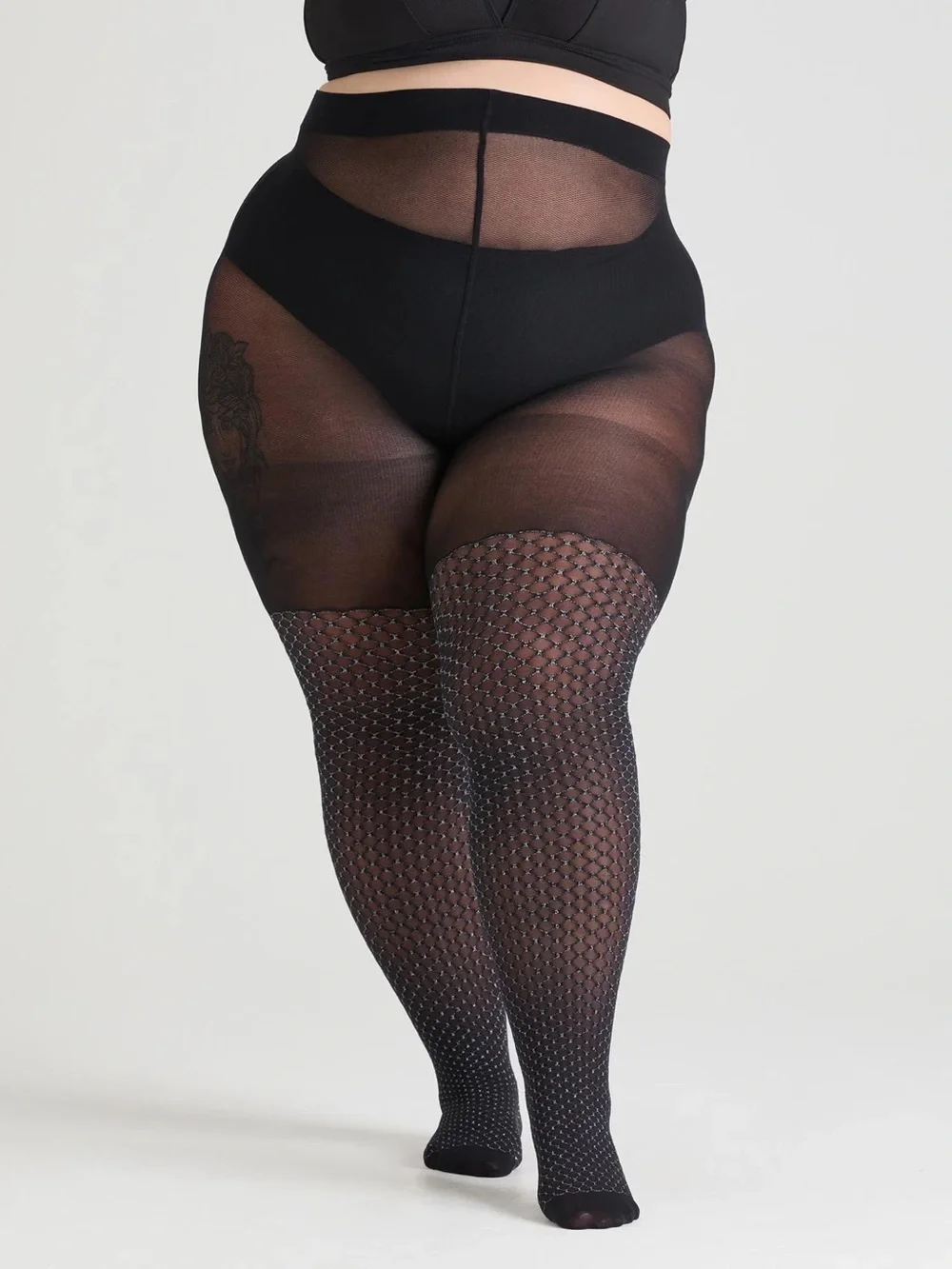 SNAG Bob-Black Sparkle Tights